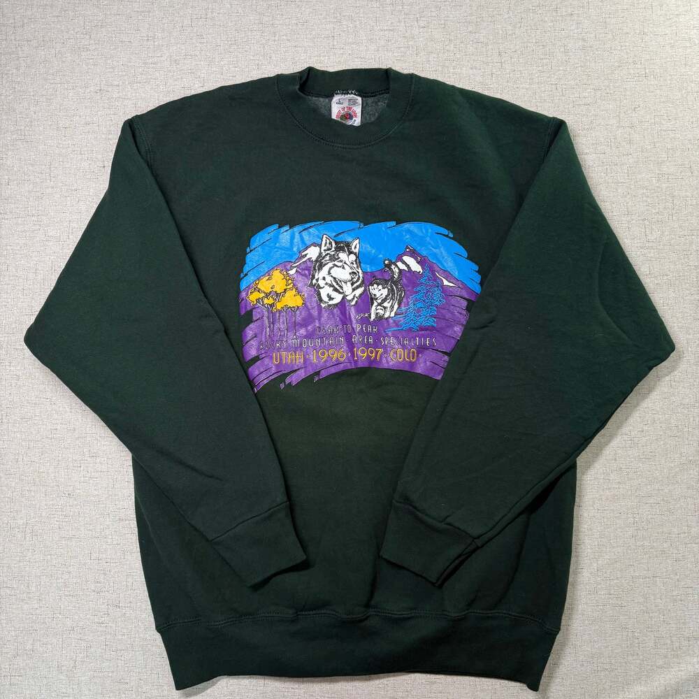 Vintage 1996 Rocky Mountain Wolves Sweatshirt
